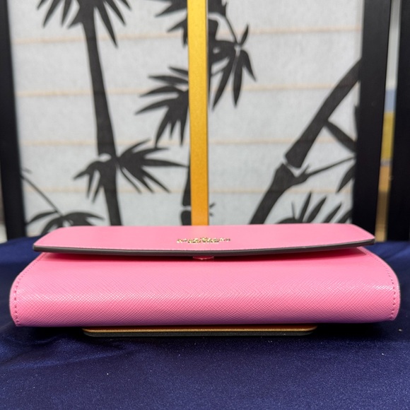 Kate Spade New York Perry Saffiano leather small flap w/ Crosbody Strap